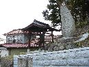 鹿島神社大神宮の石碑と長い歴史の時を刻んできた鐘楼と梵鐘