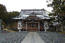 高蔵寺参道石畳みから見た本堂