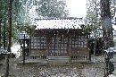伊波止和気神社参道石畳みから見た拝殿正面の画像