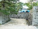 蒲生郷成と縁がある二本松城の塀重門跡