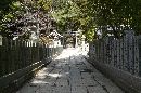 相馬中村神社参道石畳みと奉納された玉垣