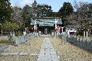 相馬神社参道石畳み沿いにある玉垣