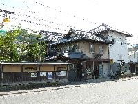 田島宿（南会津町）：町並みを写した写真